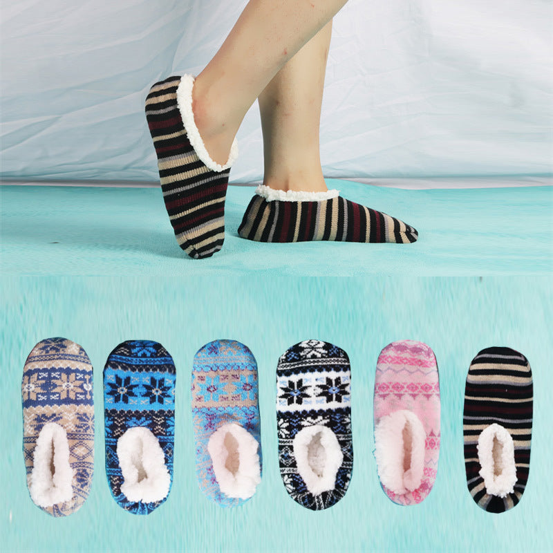 Warmth And Comfort Winter Floor Socks Ankle Socks For Women