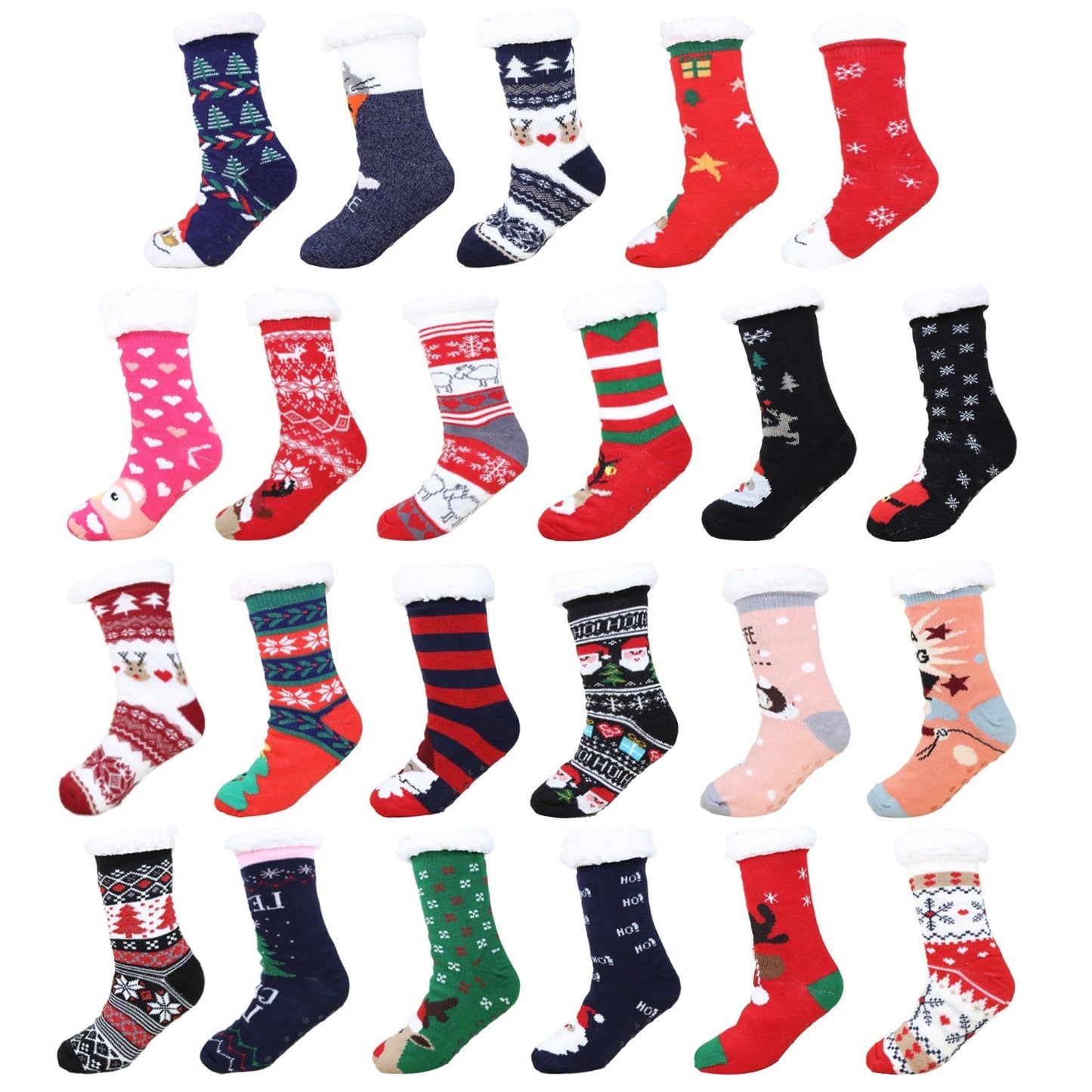Christmas Fashion Winter Wool Socks Thick Floor Socks