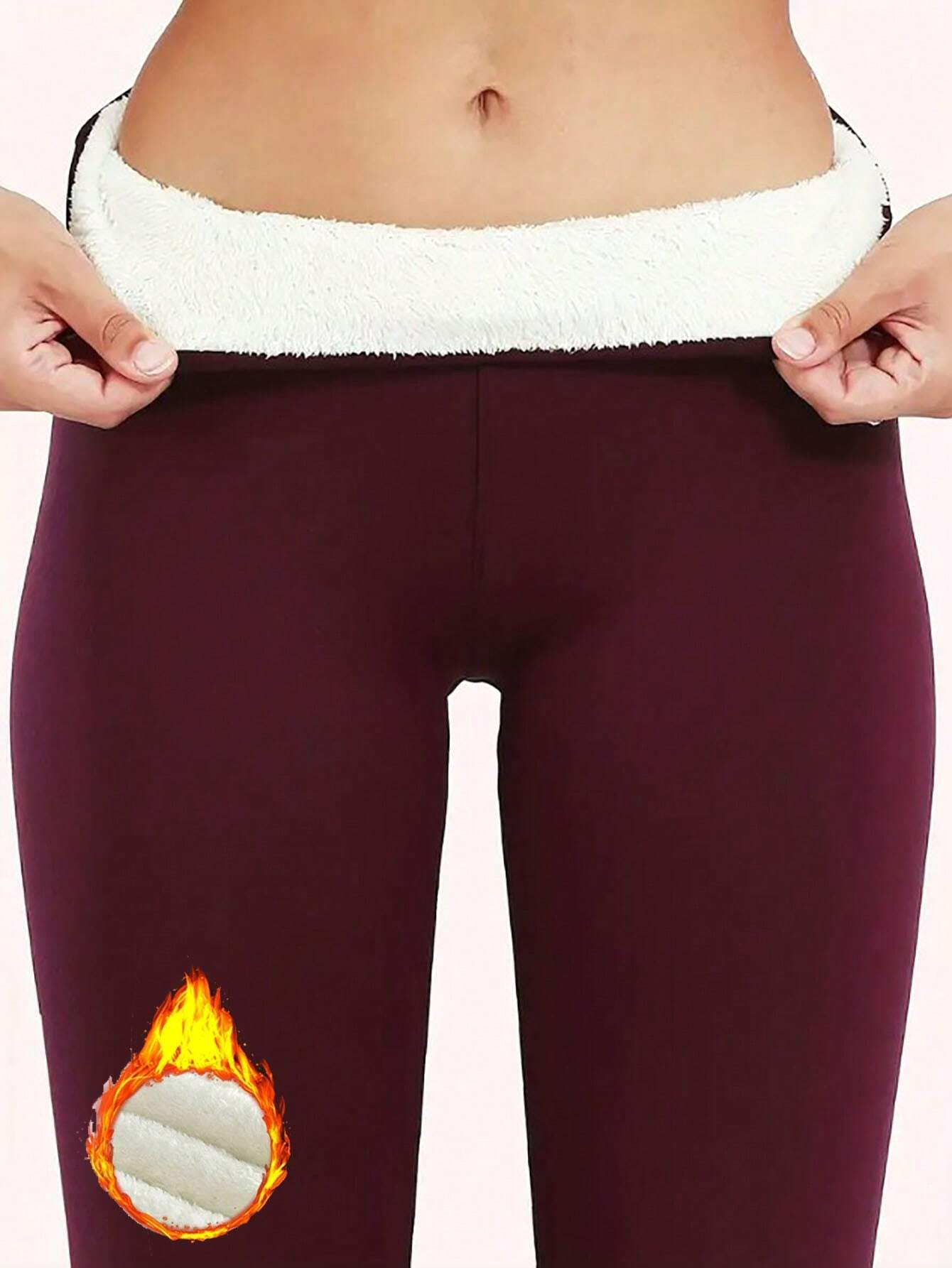 Fleece Lined Thick Pocket Leggings