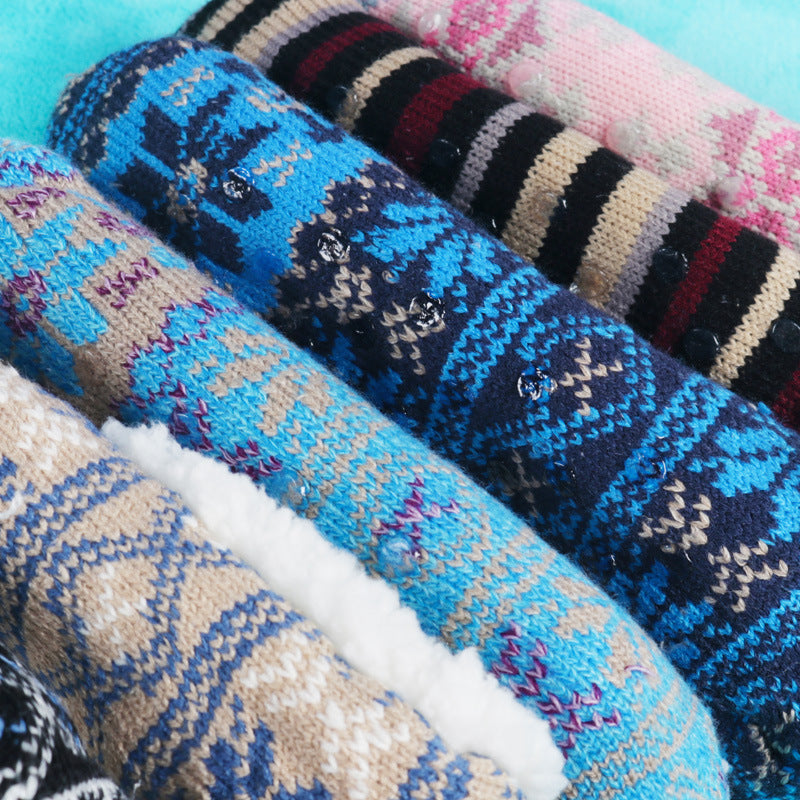 Warmth And Comfort Winter Floor Socks Ankle Socks For Women