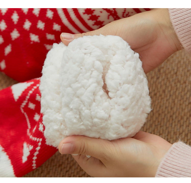Winter Floor Socks Thickened Fluff Christmas Socks