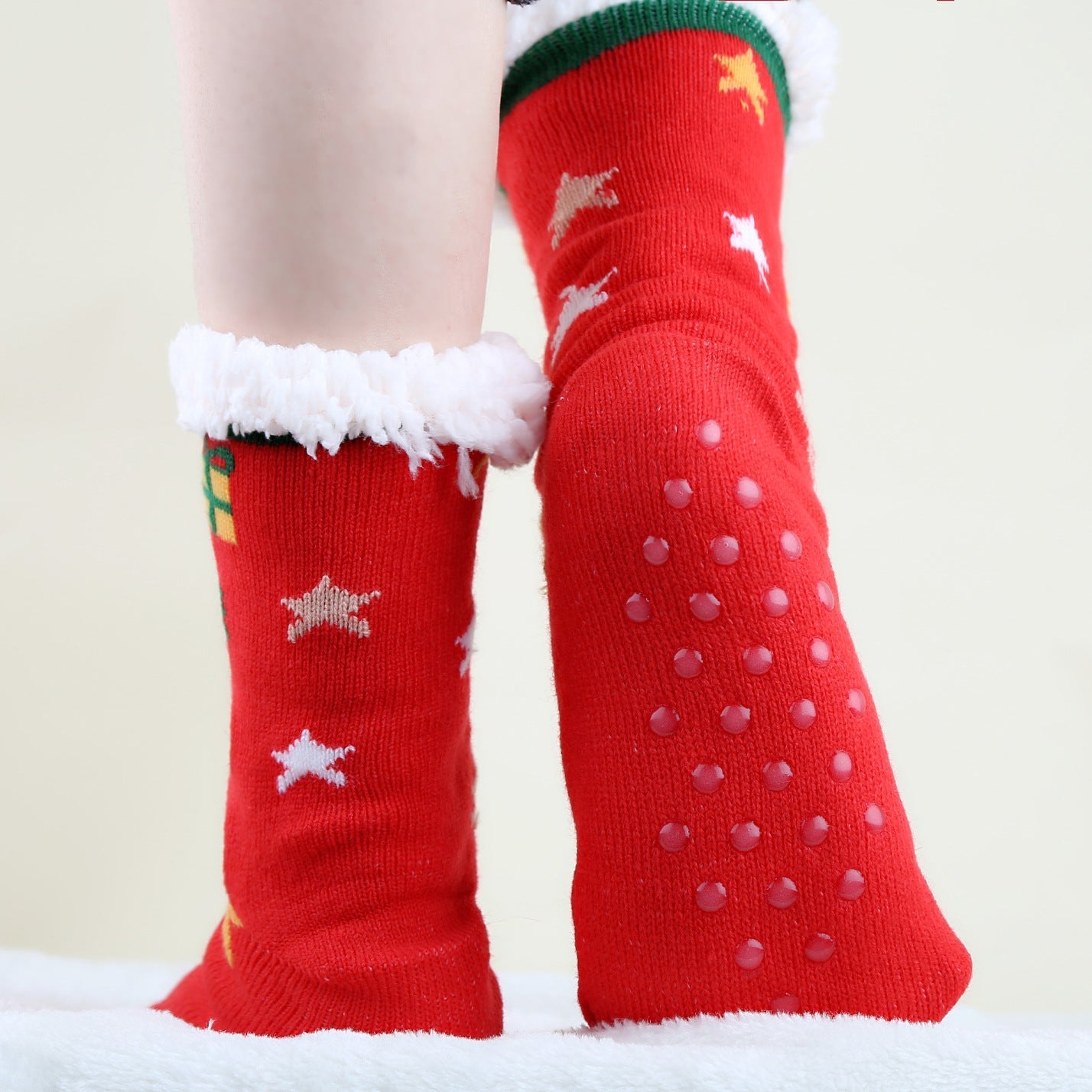 Christmas Fashion Winter Wool Socks Thick Floor Socks