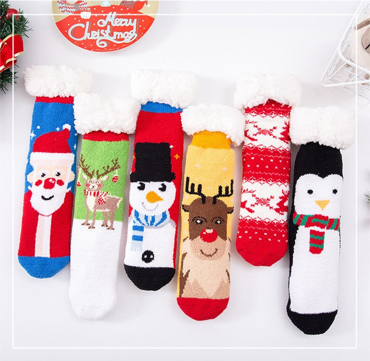 Christmas Sleeping Socks Thick And Warm