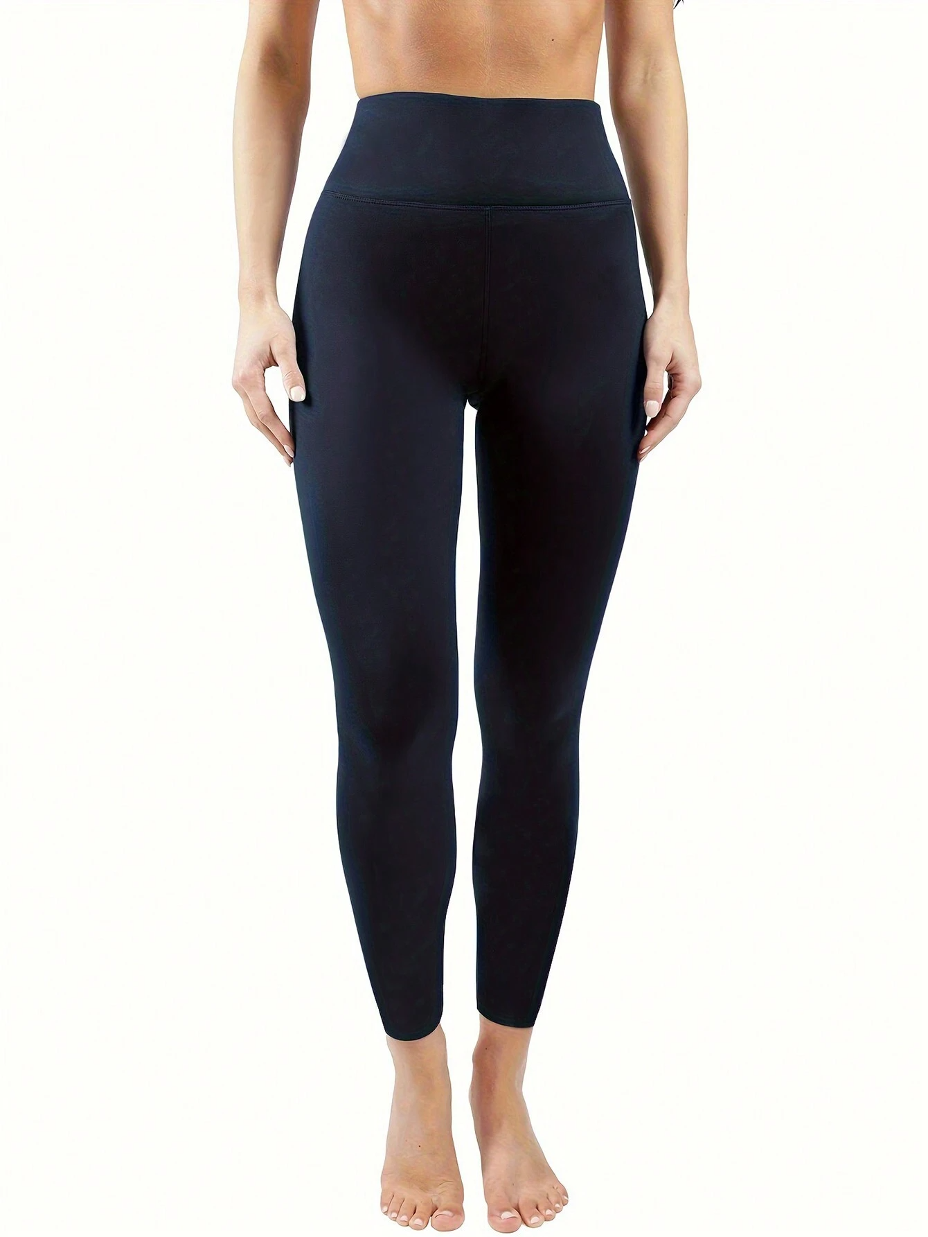 Women's Fleece Lined Solid Color Leggings