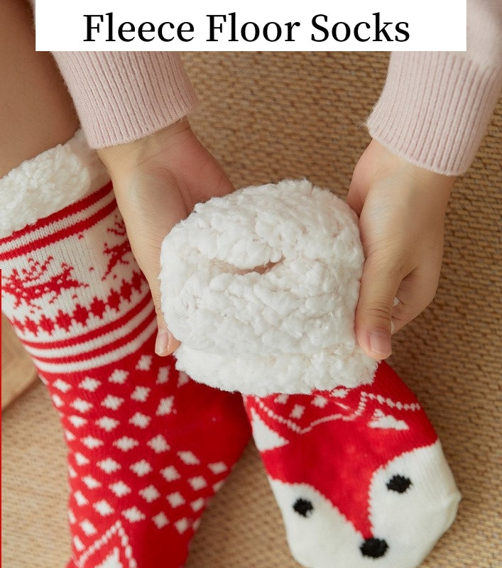 Winter Floor Socks Thickened Fluff Christmas Socks