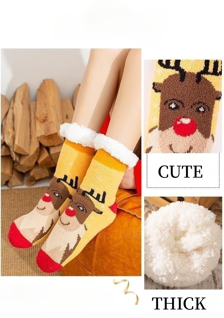 Christmas Sleeping Socks Thick And Warm