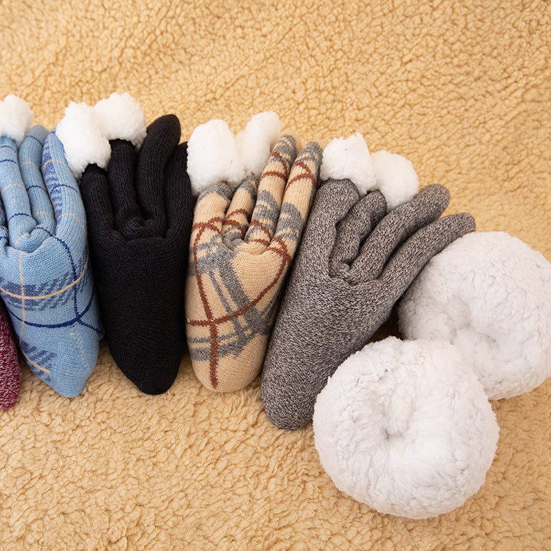 Ladies' Sherpa Fleece Floor Socks Women's Socks For Sleep