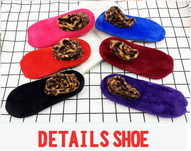 Cozy Thick And Non-Slip For Adults Socks Winter Warmth Unisex Short Leopard Print Floor Socks
