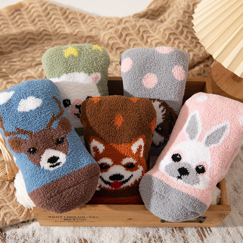 Christmas Sleeping Socks Thick And Warm