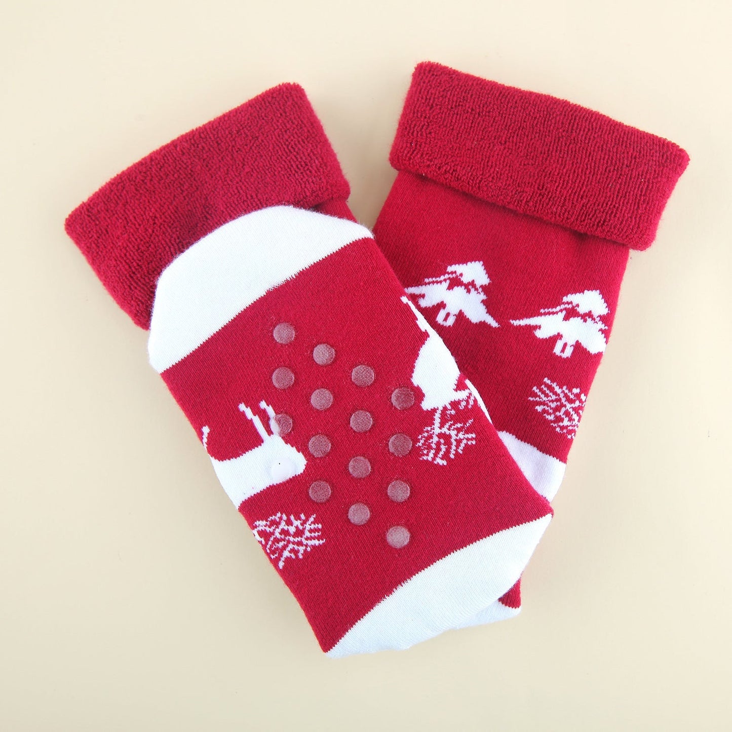 Christmas Socks Mid Calf Floor Socks