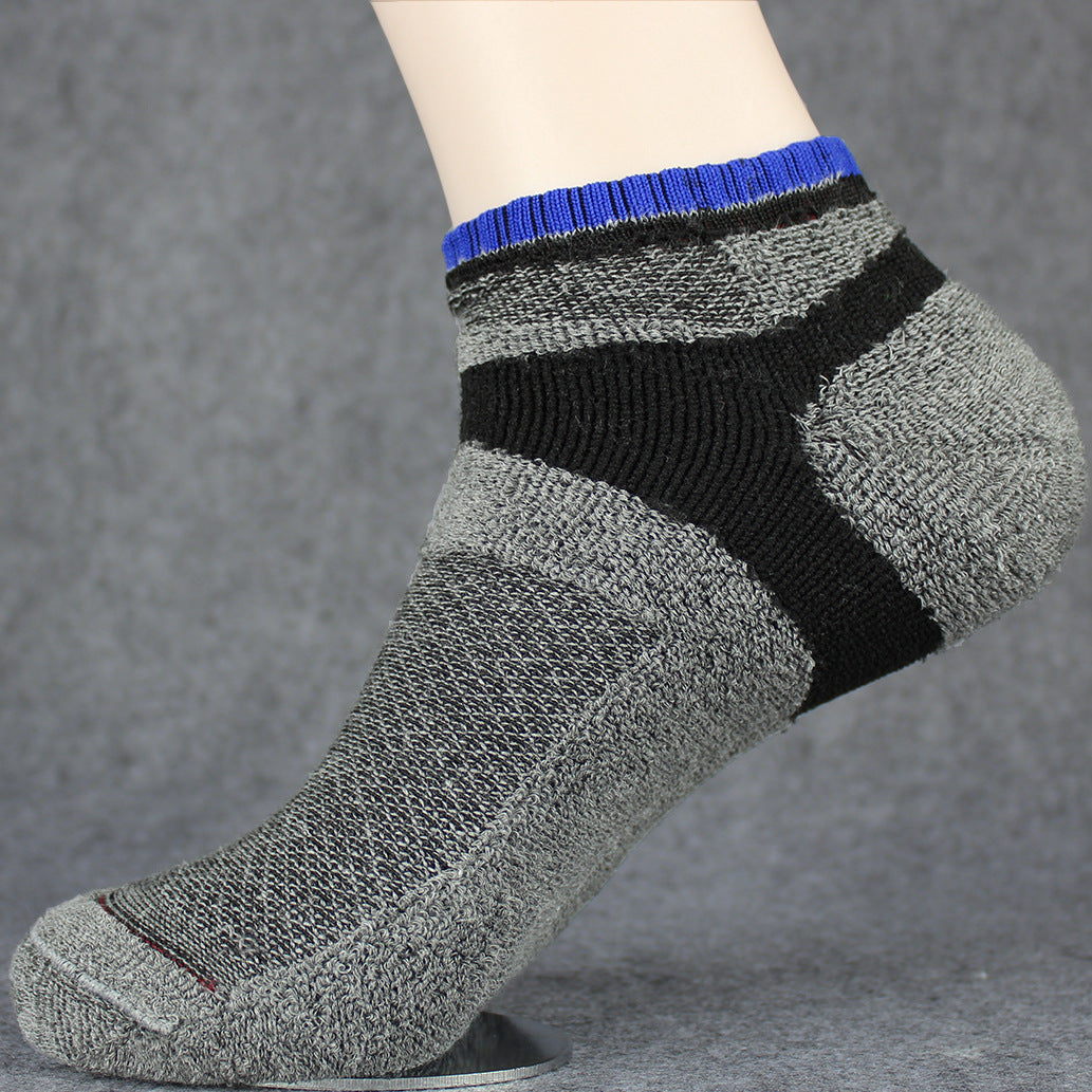 Men's Sports Socks for Badminton Non-Slip Wool Socks