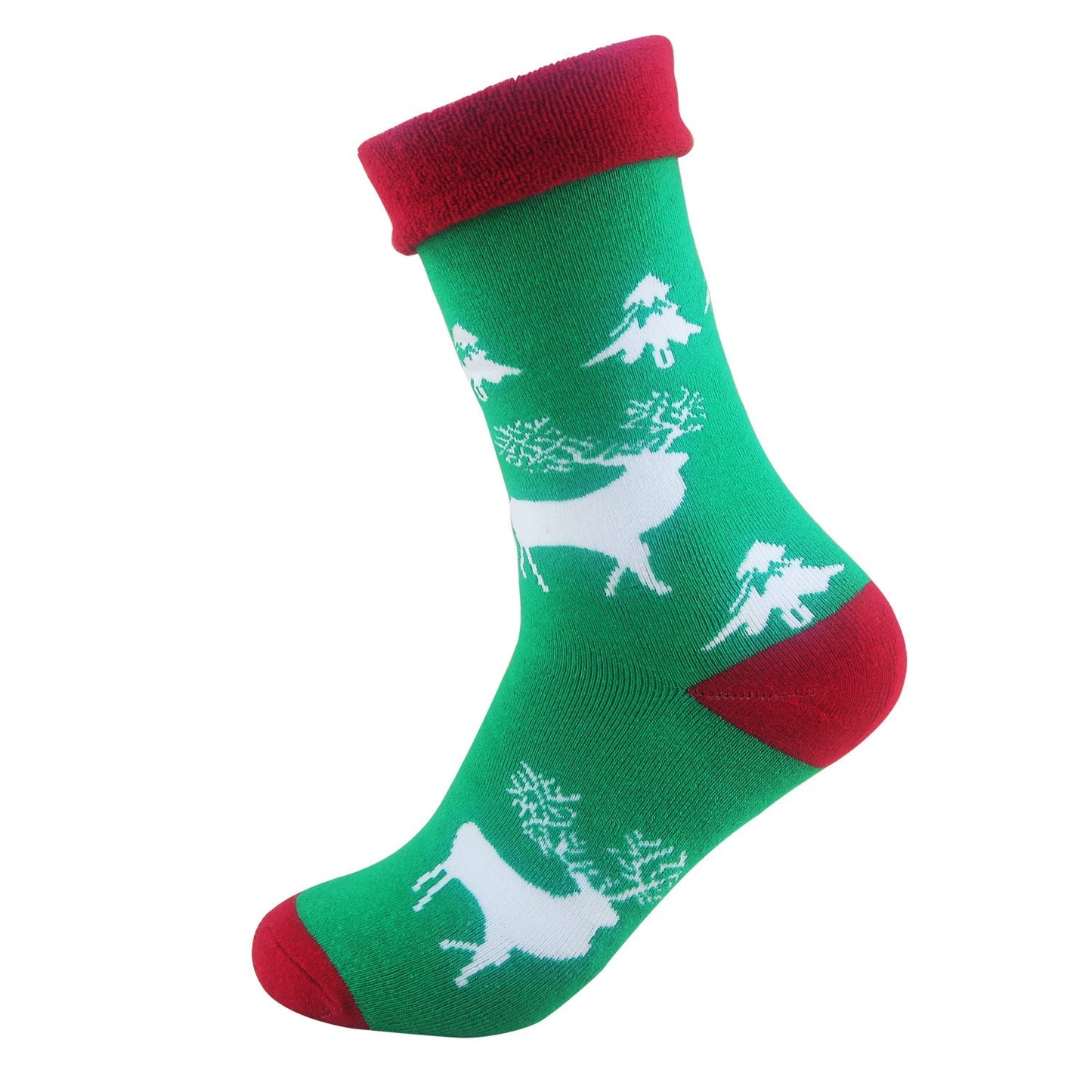 Christmas Socks Mid Calf Floor Socks