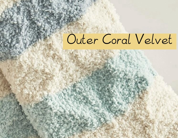 Coral Velvet Floor Socks For Winter Mid Calf Sock