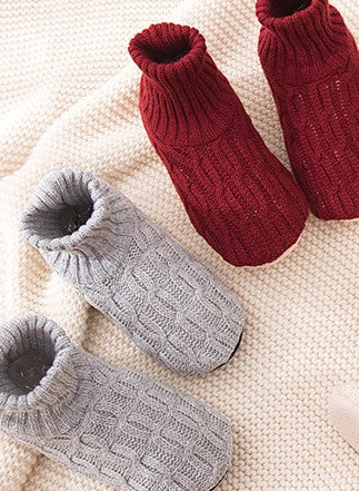 Winter Comfort Elevated Soft Sole Floor Socks For Women Cozy Non-Slip Indoor Socks Ankle Socks