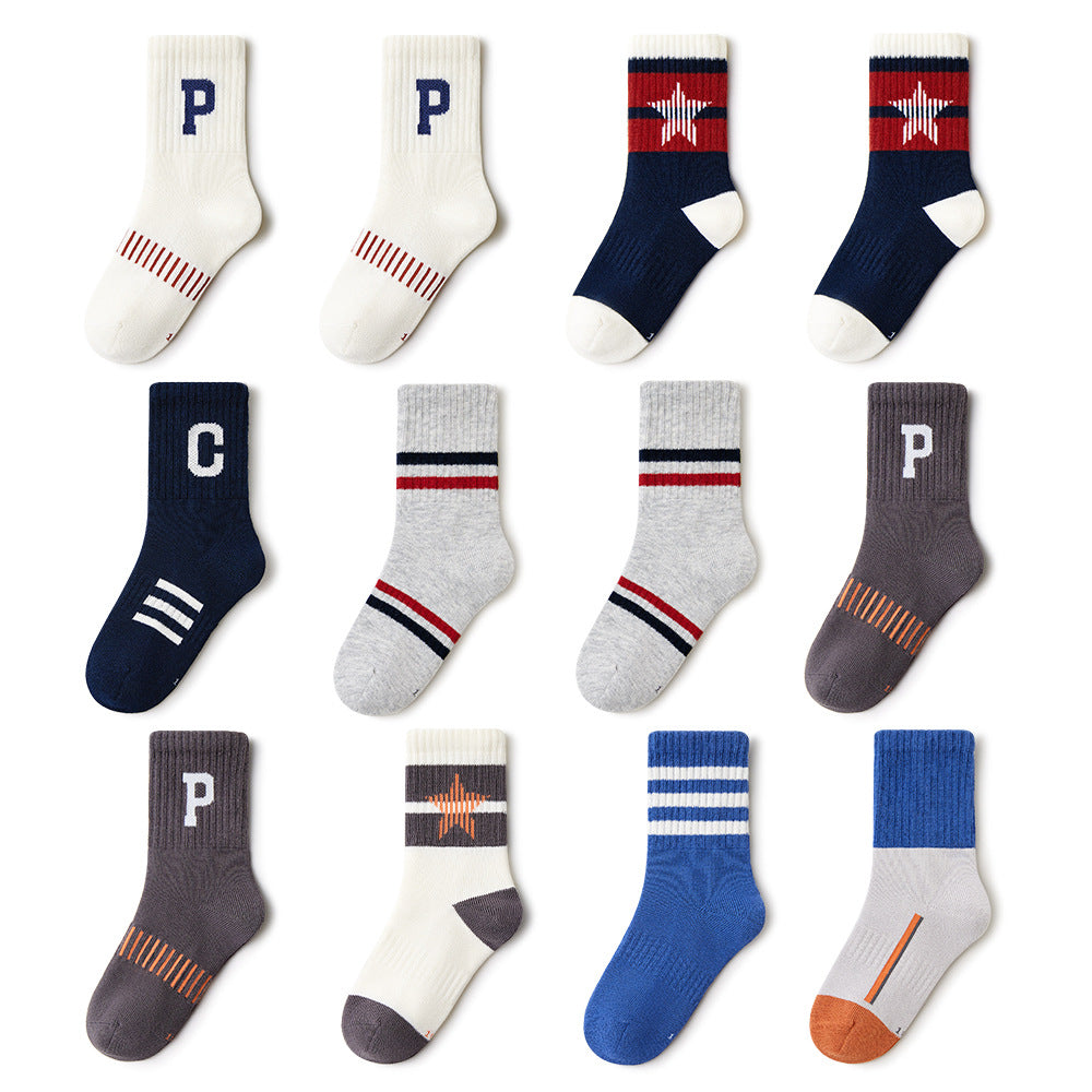 Wool Socks Cozy Kids' Socks for Fall & Winter Stay Warm with Breathable Cotton