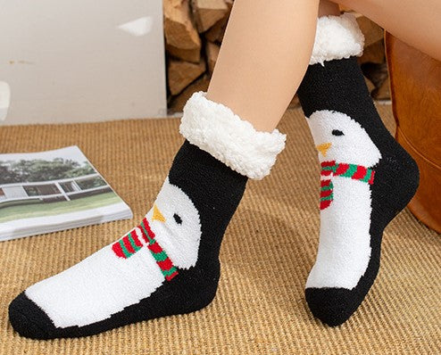Christmas Sleeping Socks Thick And Warm