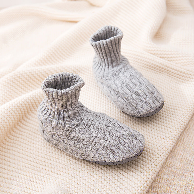 Winter Comfort Elevated Soft Sole Floor Socks For Women Cozy Non-Slip Indoor Socks Ankle Socks