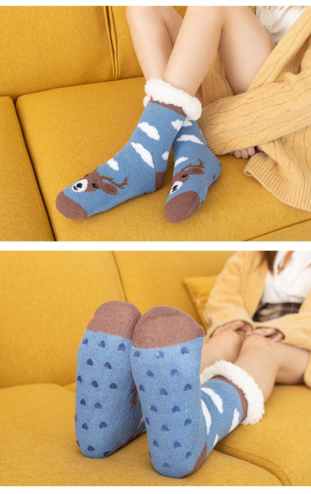 Christmas Sleeping Socks Thick And Warm