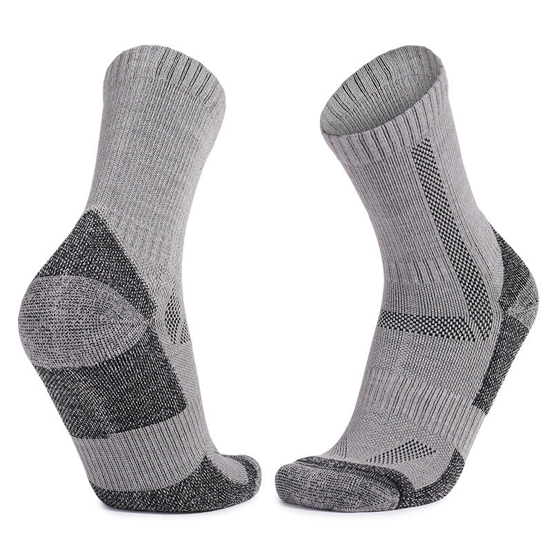 Men's Mid-Calf Wool Socks for Autumn and Winter Snow Activities