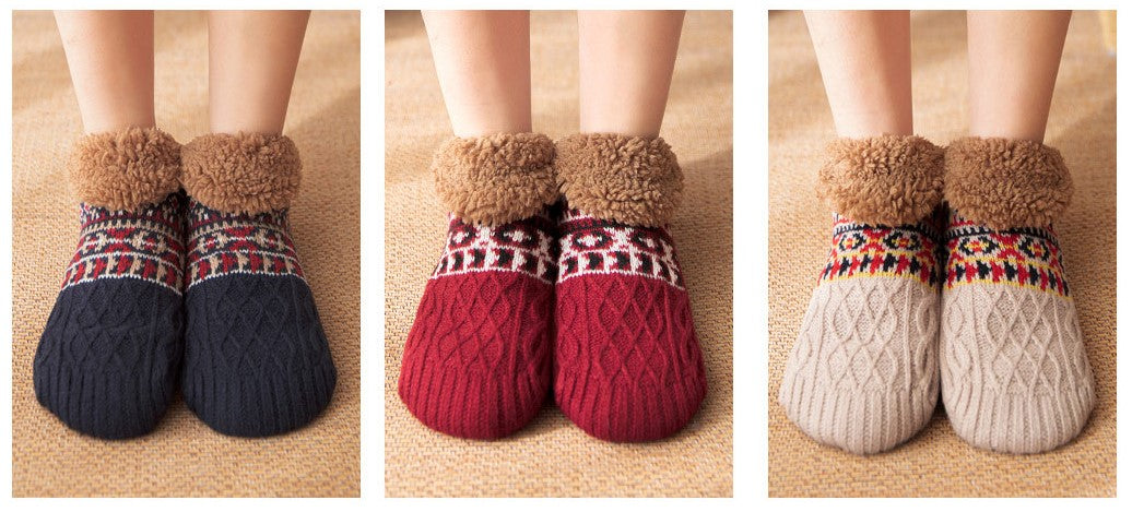 Non-Slip Winter Warm Socks Thick And Warm Winter Home Carpet Socks