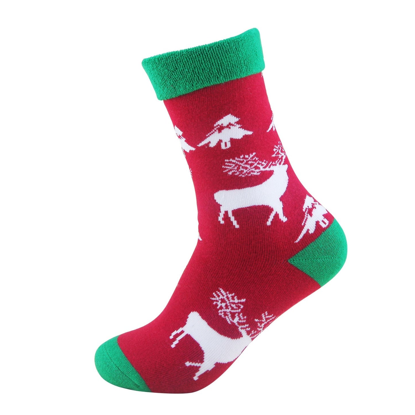 Christmas Socks Mid Calf Floor Socks
