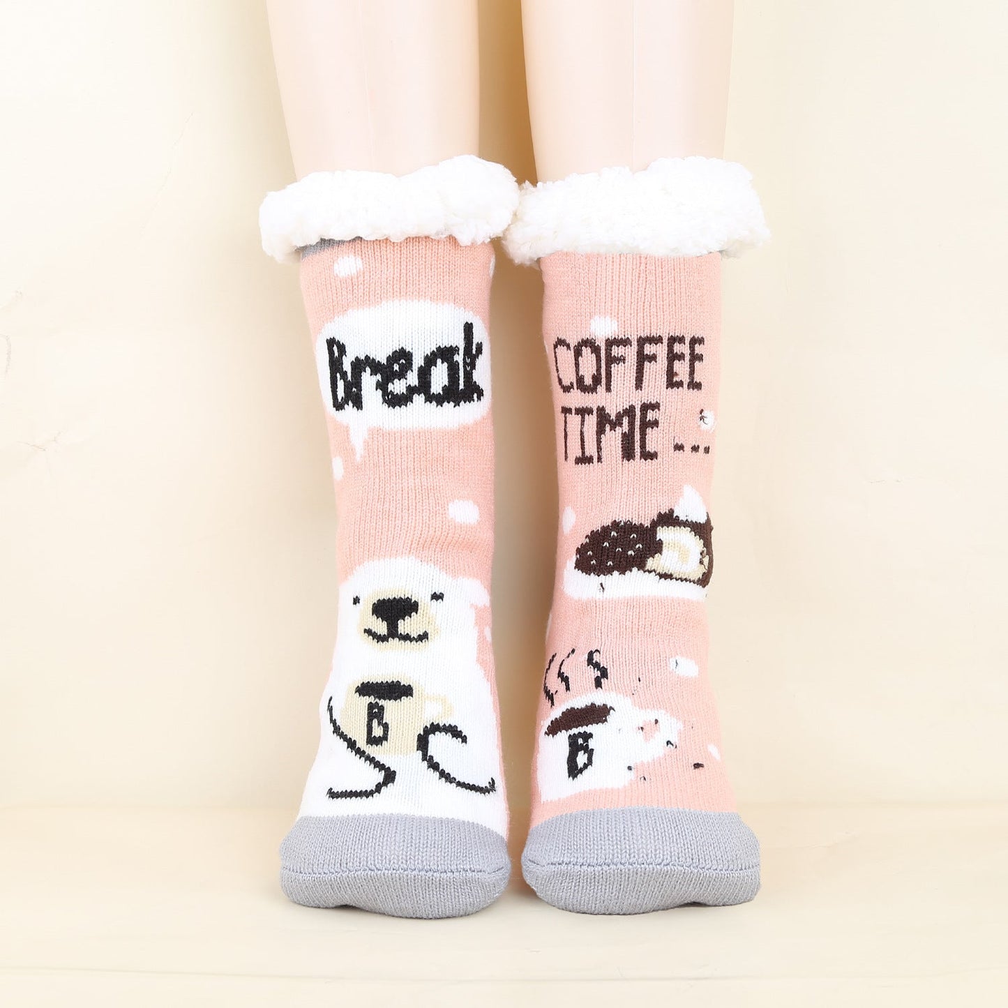 Christmas Fashion Winter Wool Socks Thick Floor Socks