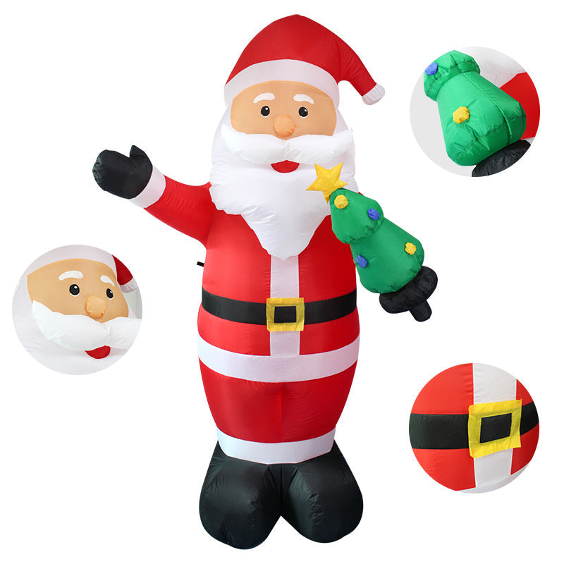8 FT Christmas Inflatable Santa Claus