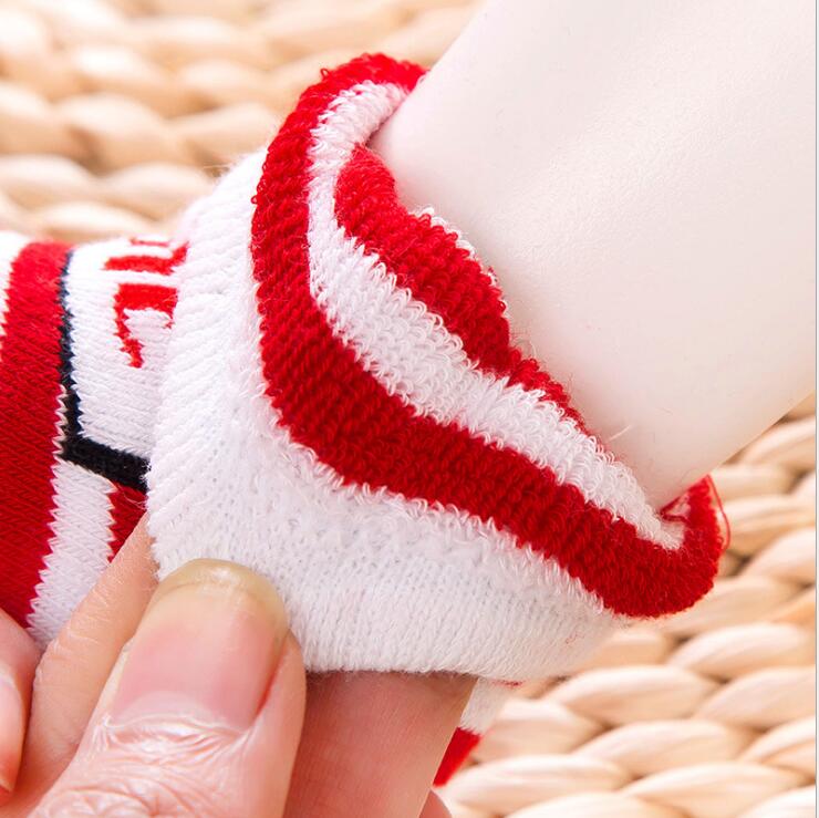 Christmas Cotton Winter Baby Girls Boys Kids Socks Children Terry Snowflake Elk Santa Claus 6 Pair