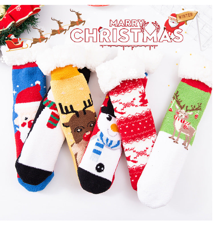 Christmas Sleeping Socks Thick And Warm