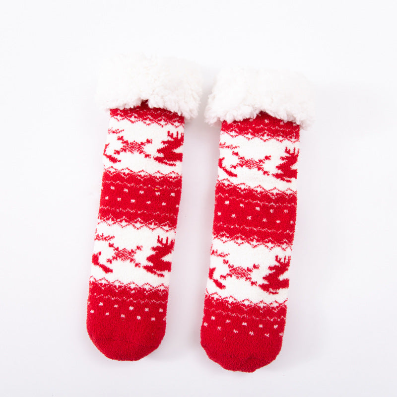 Christmas Sleeping Socks Thick And Warm