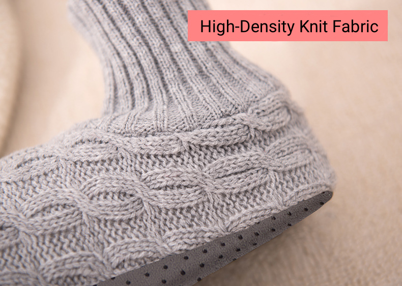Winter Comfort Elevated Soft Sole Floor Socks For Women Cozy Non-Slip Indoor Socks Ankle Socks