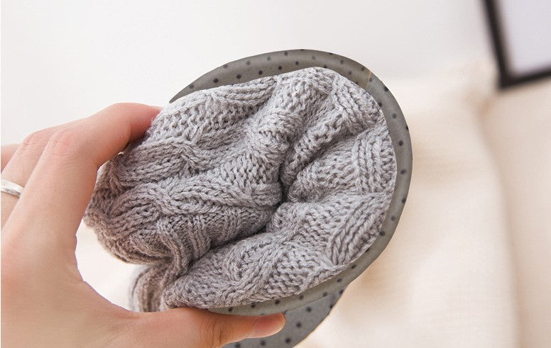 Winter Comfort Elevated Soft Sole Floor Socks For Women Cozy Non-Slip Indoor Socks Ankle Socks