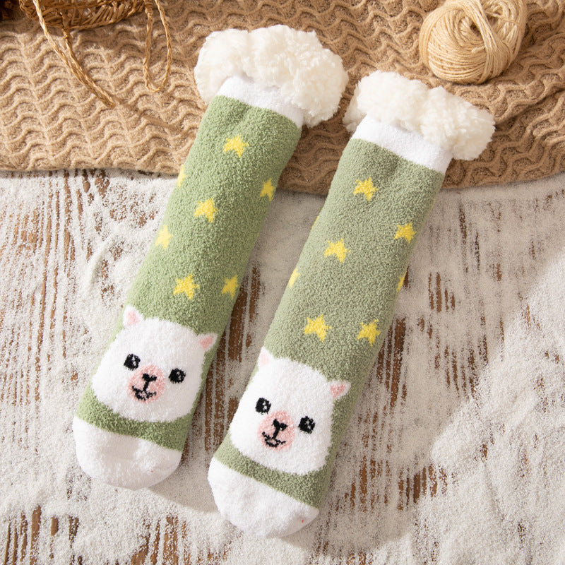 Christmas Sleeping Socks Thick And Warm