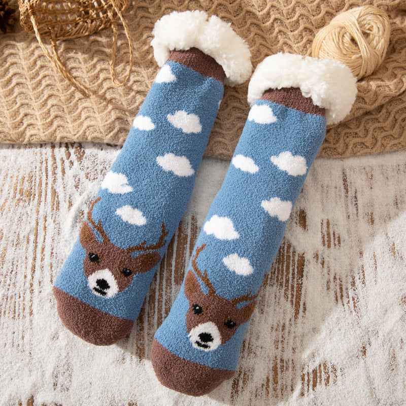 Christmas Sleeping Socks Thick And Warm