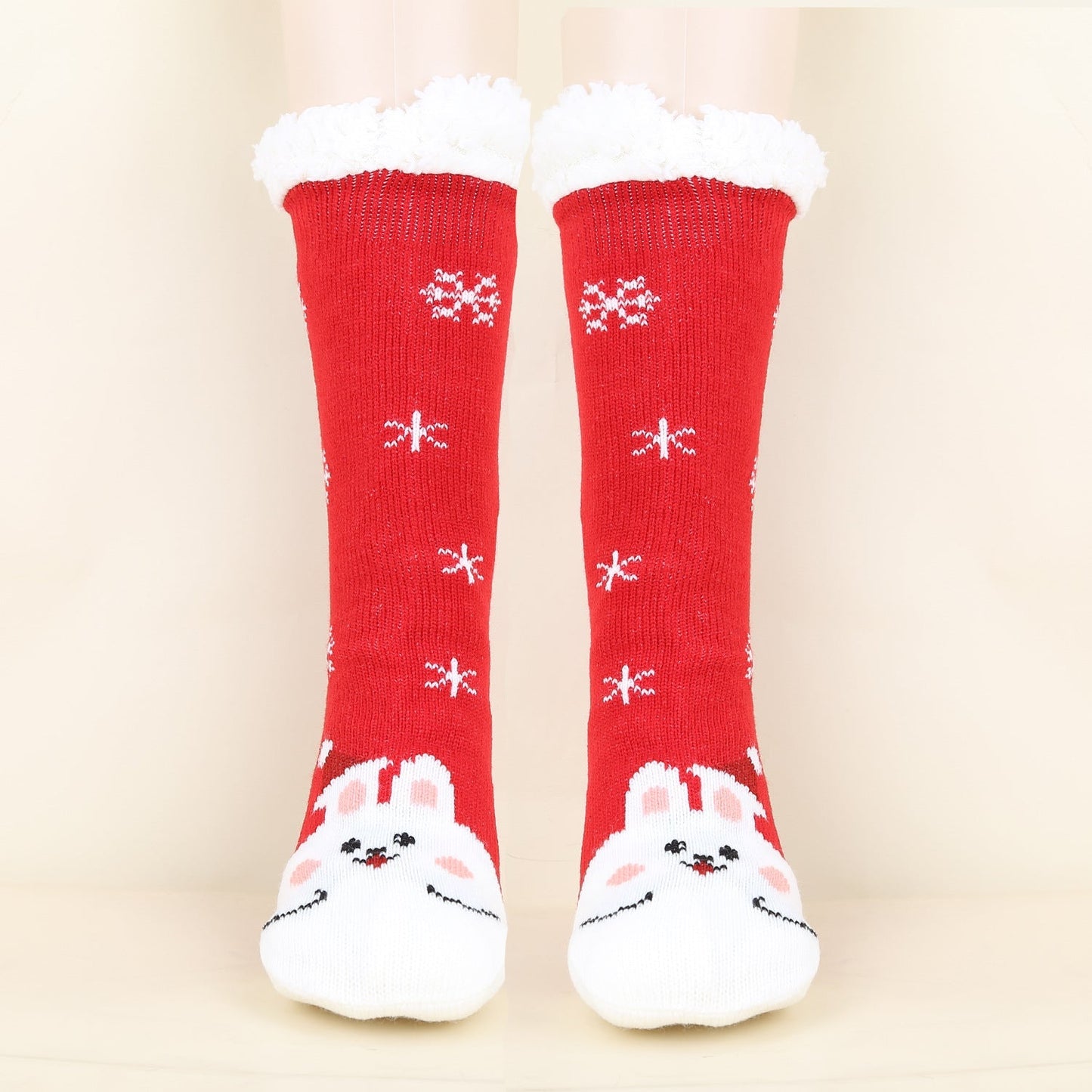 Christmas Fashion Winter Wool Socks Thick Floor Socks