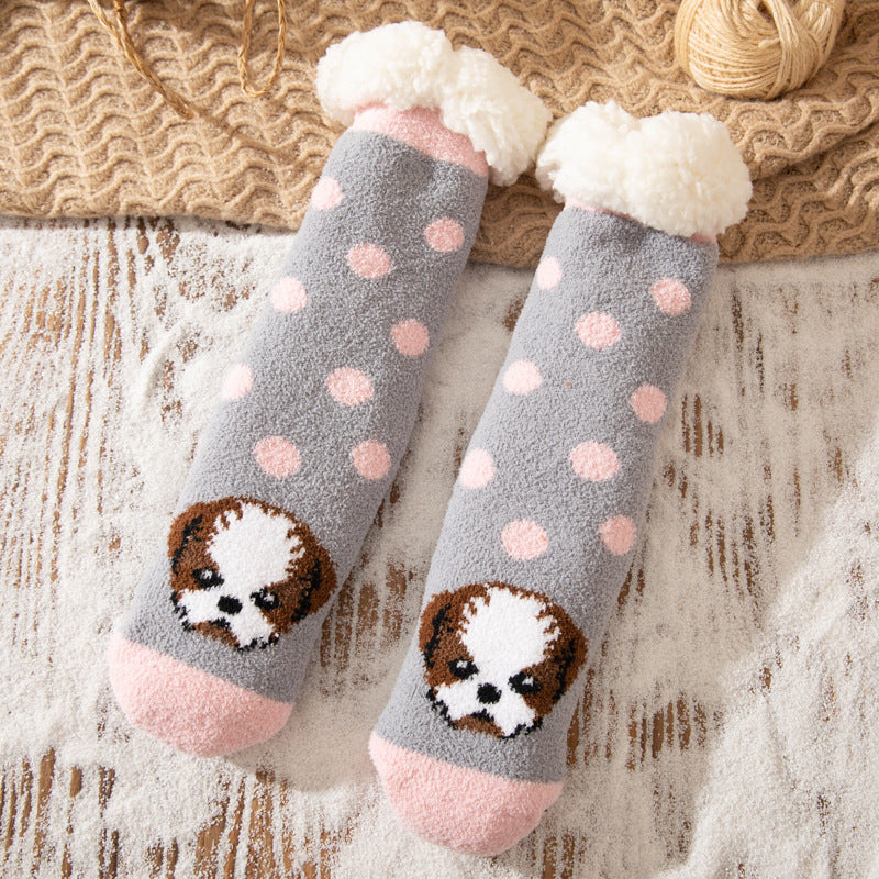 Christmas Sleeping Socks Thick And Warm