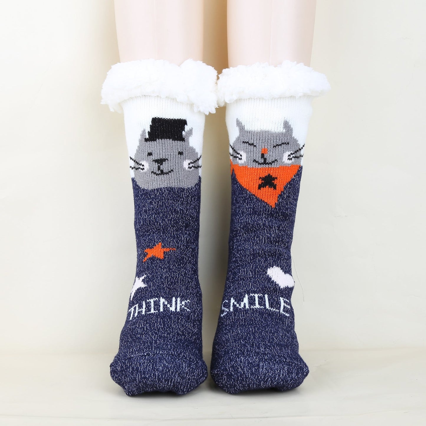 Christmas Fashion Winter Wool Socks Thick Floor Socks