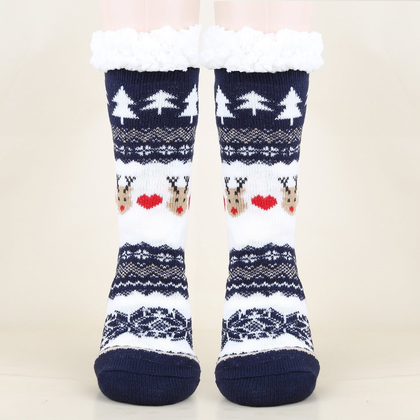 Christmas Fashion Winter Wool Socks Thick Floor Socks
