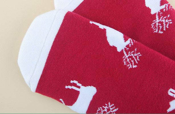 Christmas Socks Mid Calf Floor Socks