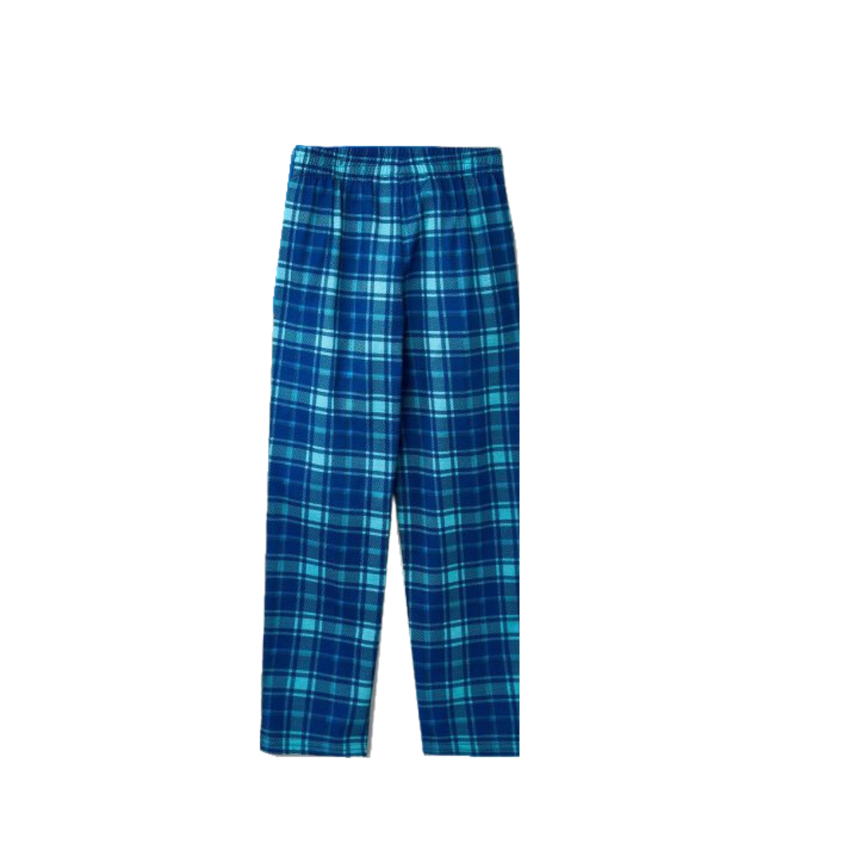 "Family Christmas 2025 " Text Print Blue Long Sleeve Top With Blue Plaid Family Matching Pajamas