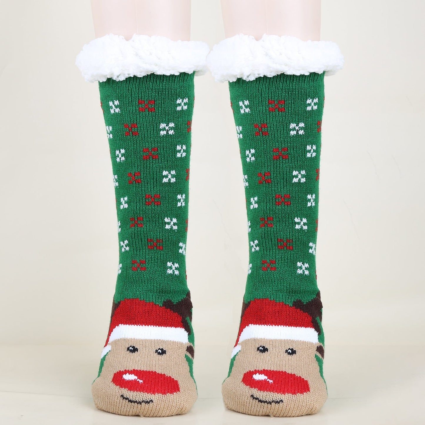 Christmas Fashion Winter Wool Socks Thick Floor Socks