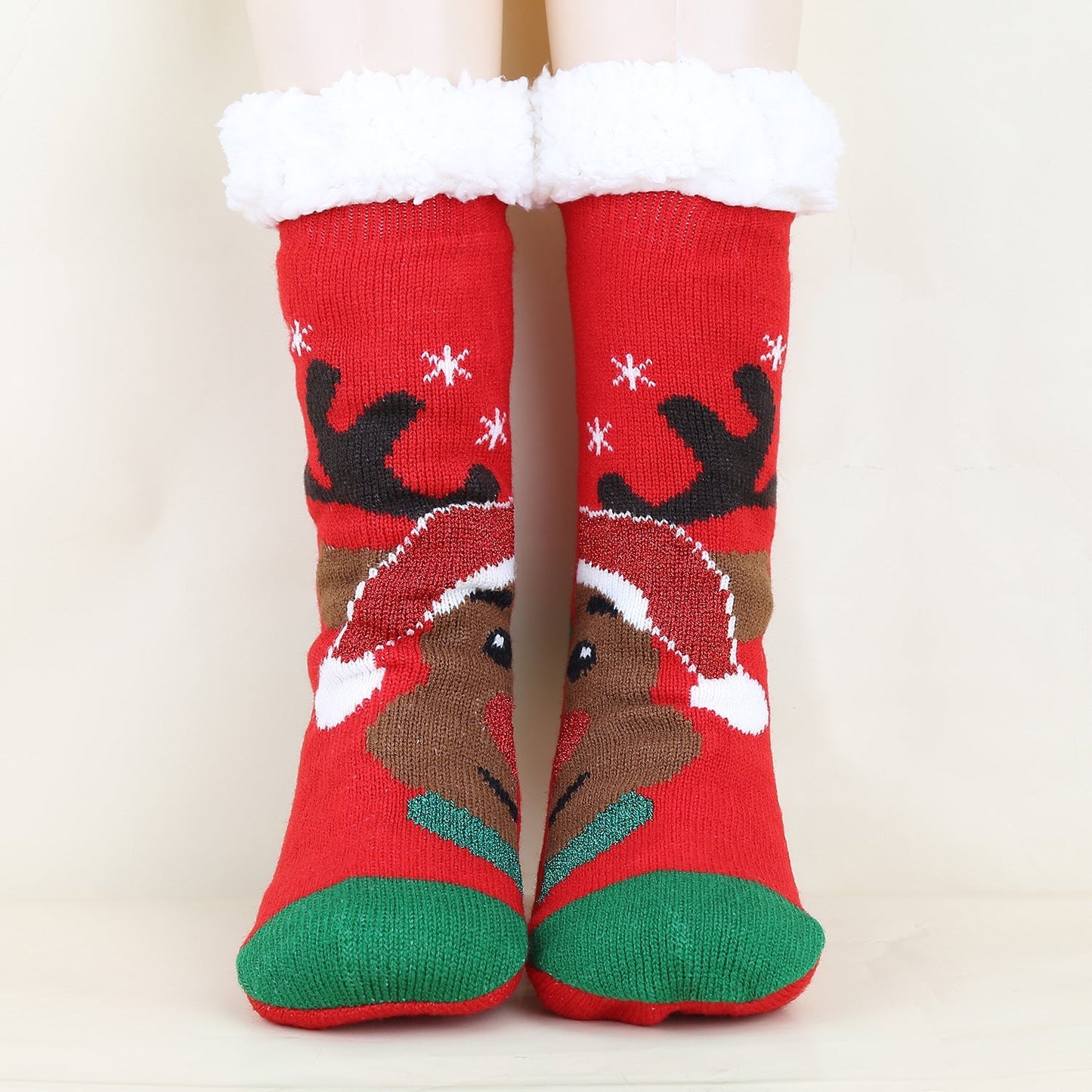 Christmas Fashion Winter Wool Socks Thick Floor Socks