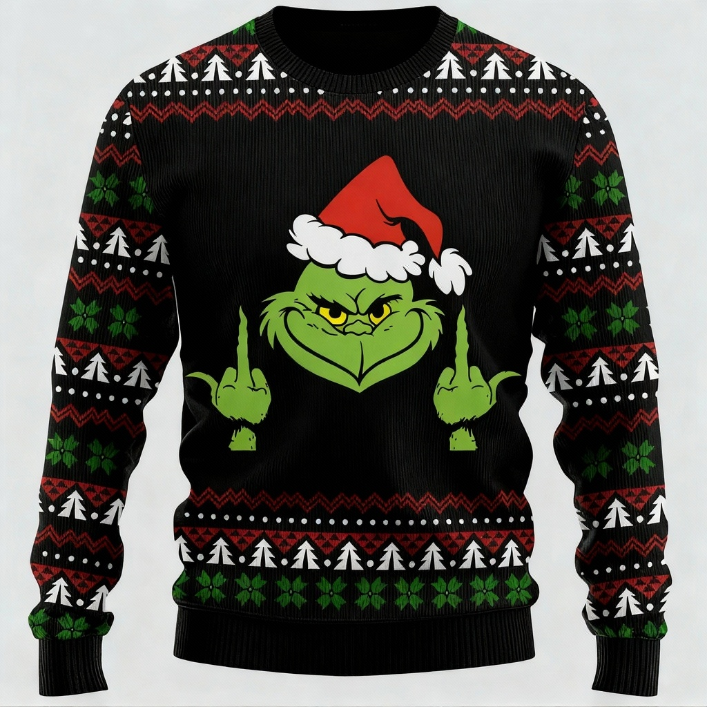 Quirky, Cozy & Festive: The Wacky Cartoon Print Christmas Jumper