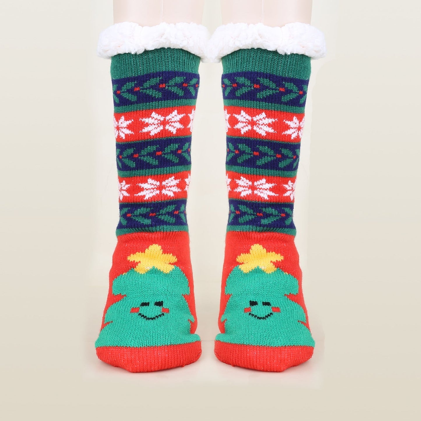 Christmas Fashion Winter Wool Socks Thick Floor Socks