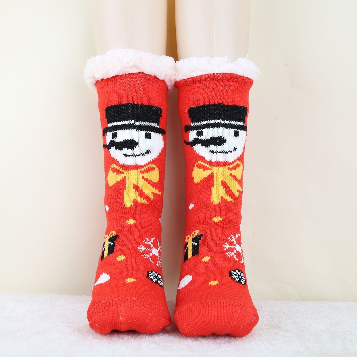 Christmas Fashion Winter Wool Socks Thick Floor Socks