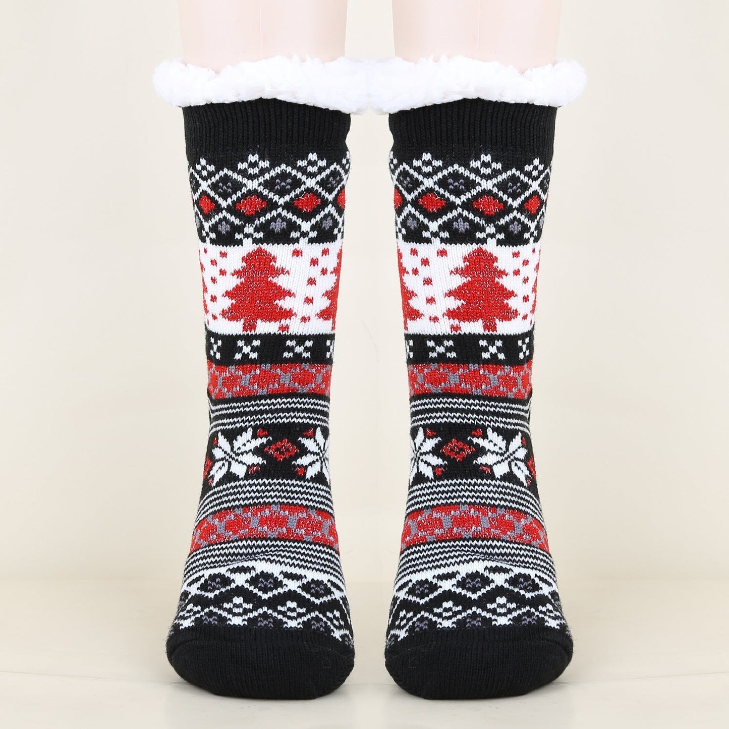 Christmas Fashion Winter Wool Socks Thick Floor Socks