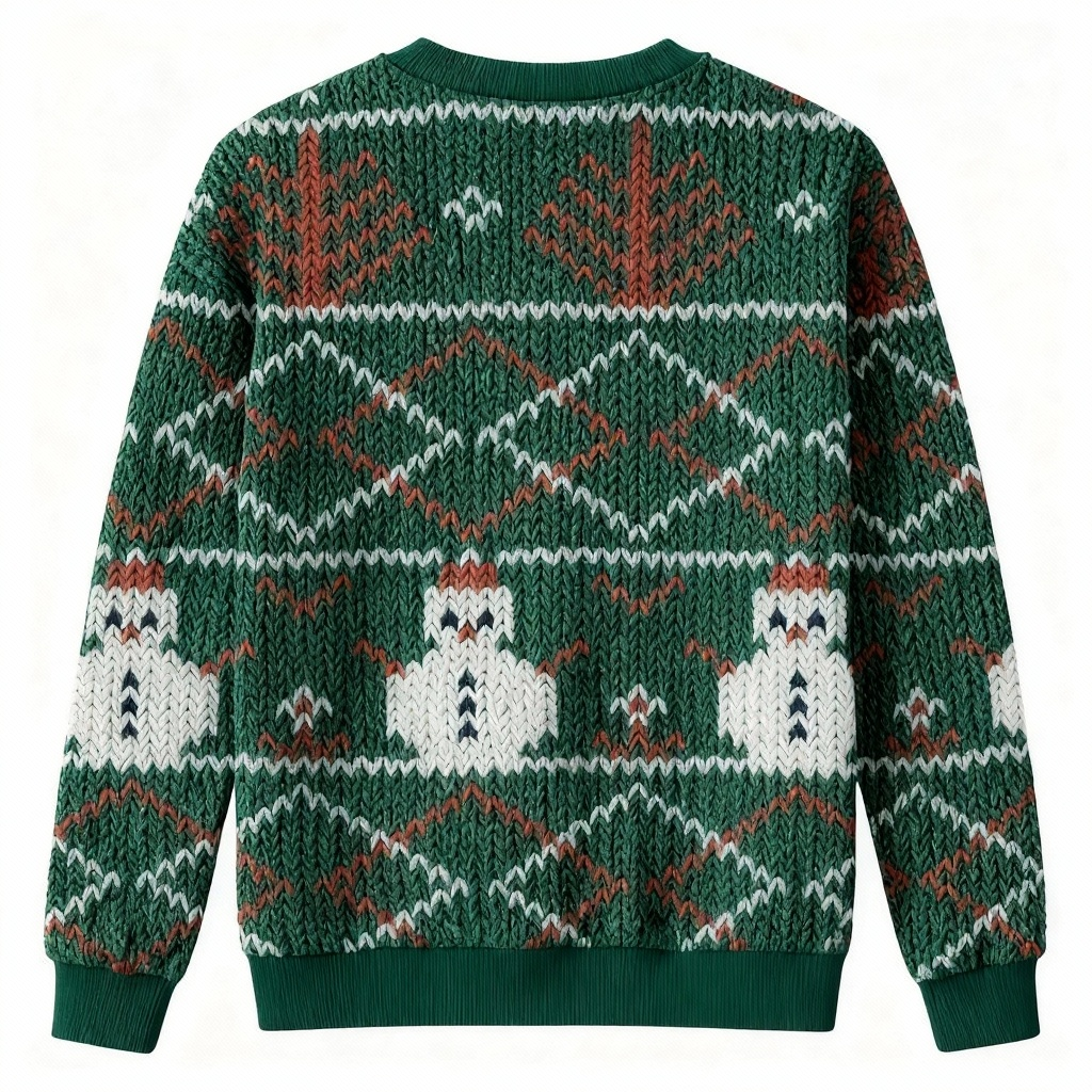 Softest Unisex Colorful Christmas Design Sweater - Ugly Holiday Party Jumper