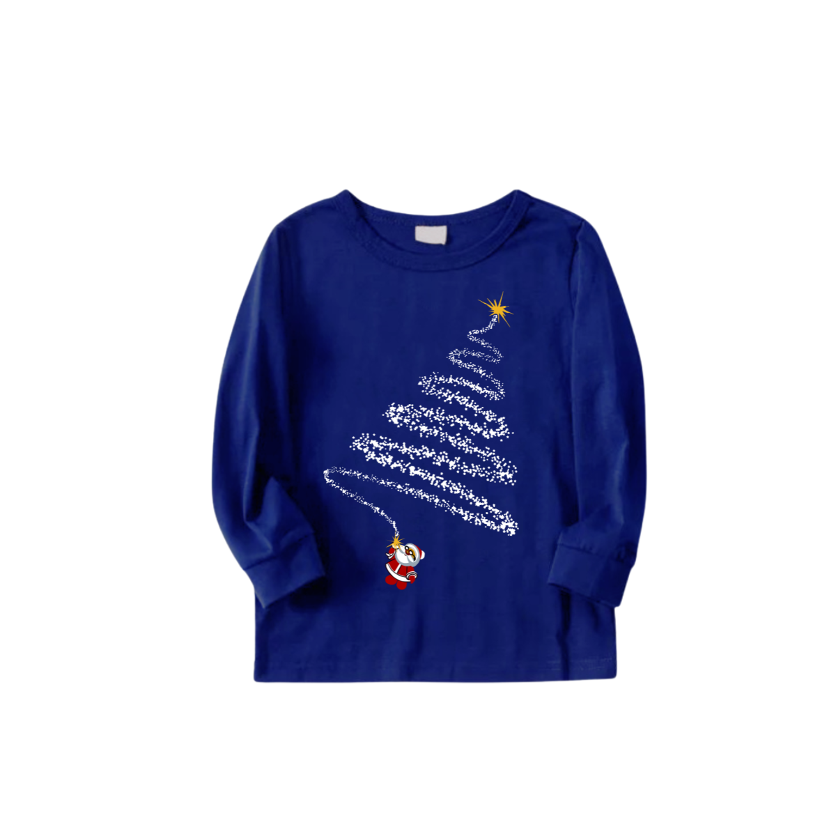 Santa¡¯s Christmas Tree Pajama Set with Festive Holiday Print