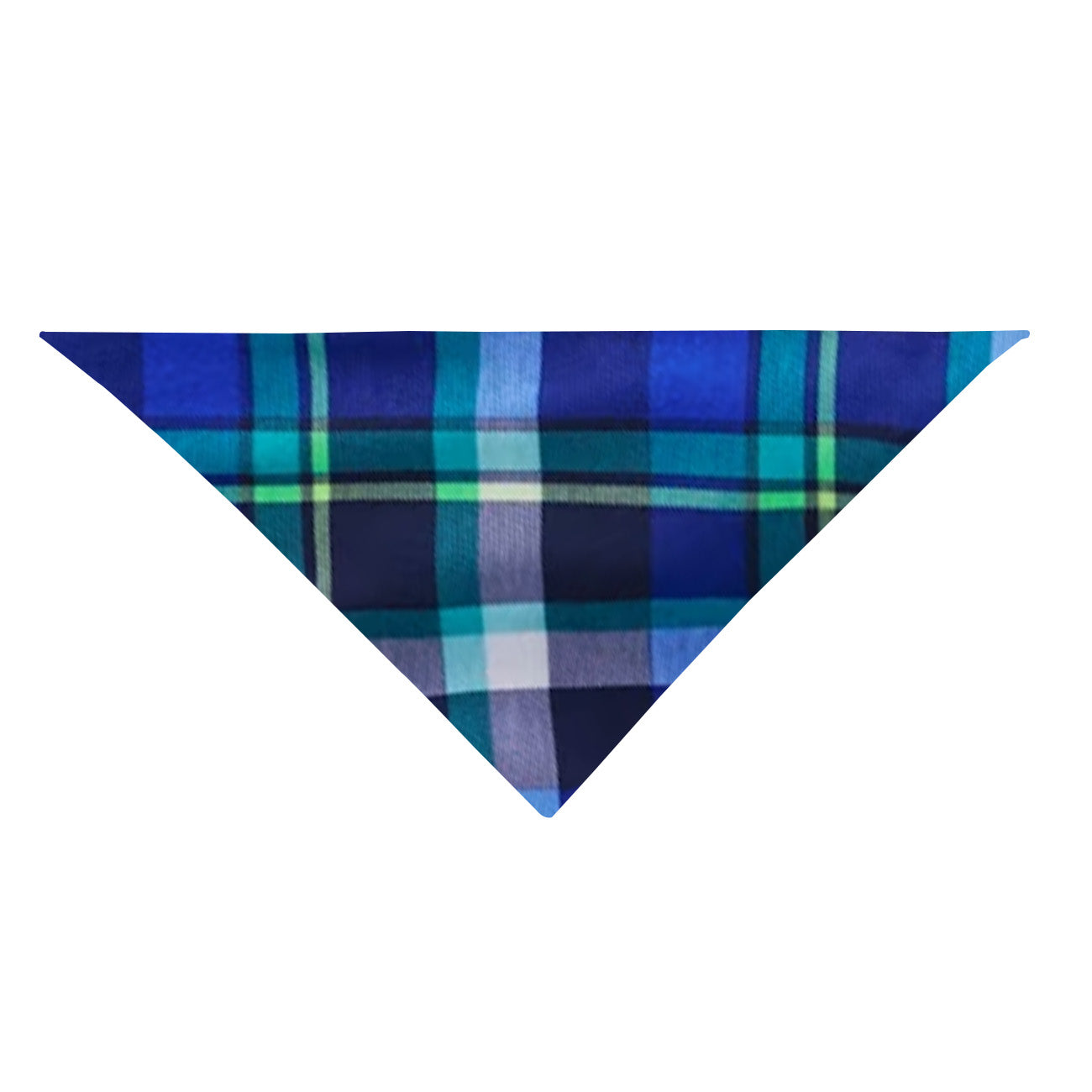 Let it Snow Plaid Family Pajamas - Green Blue Tartan