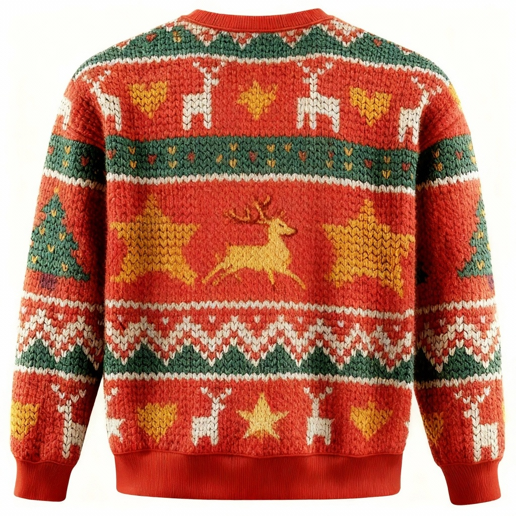 Softest Unisex Playful Christmas Design Sweater - Ugly Holiday Party Jumper